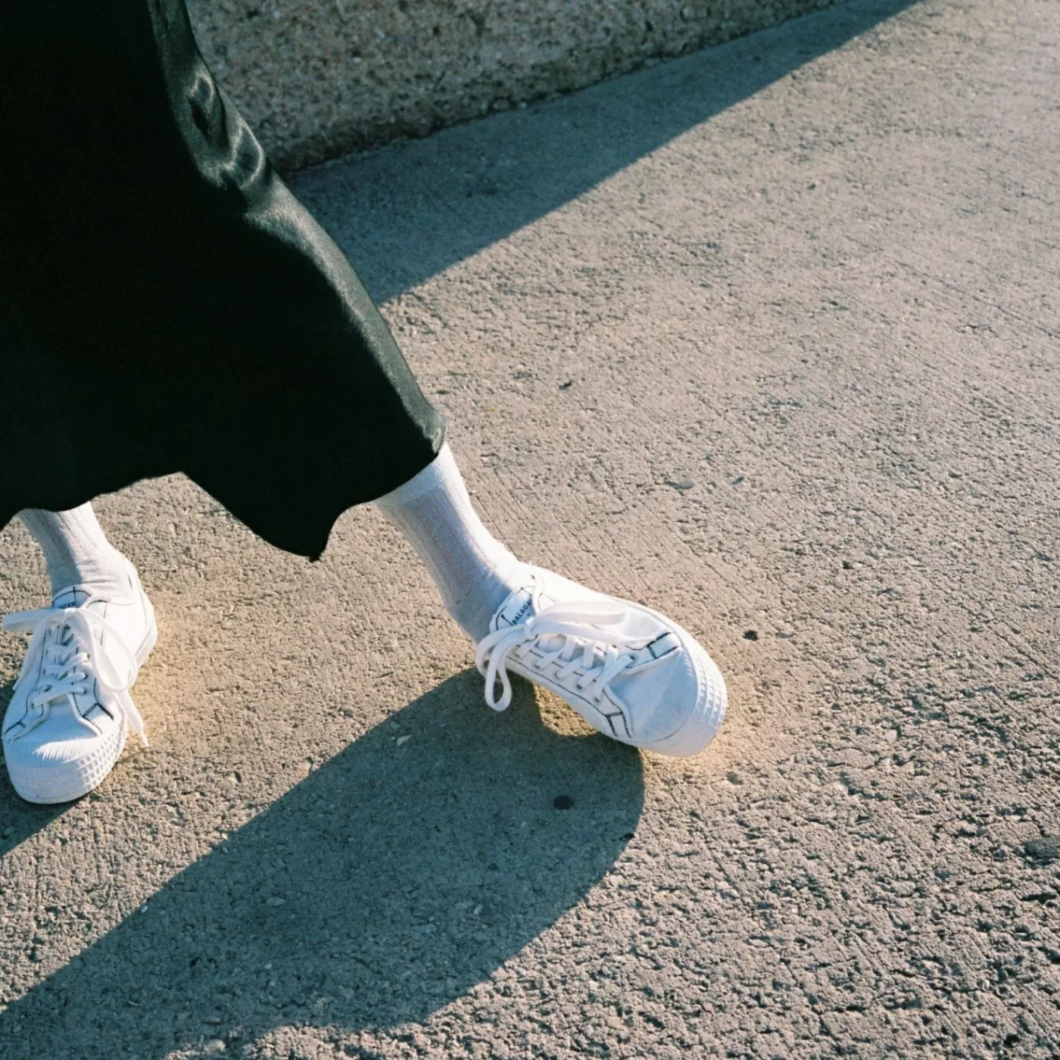 Balagan Novesta Star Master Sneakersy Damskie Vegan, Perlowy Z Czarna Nicia
